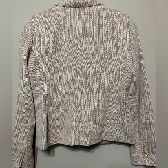 CHAPS by Ralph Lauren Tailored Micro-Checker Cotton Blend Blazer - Picture 4 of 7